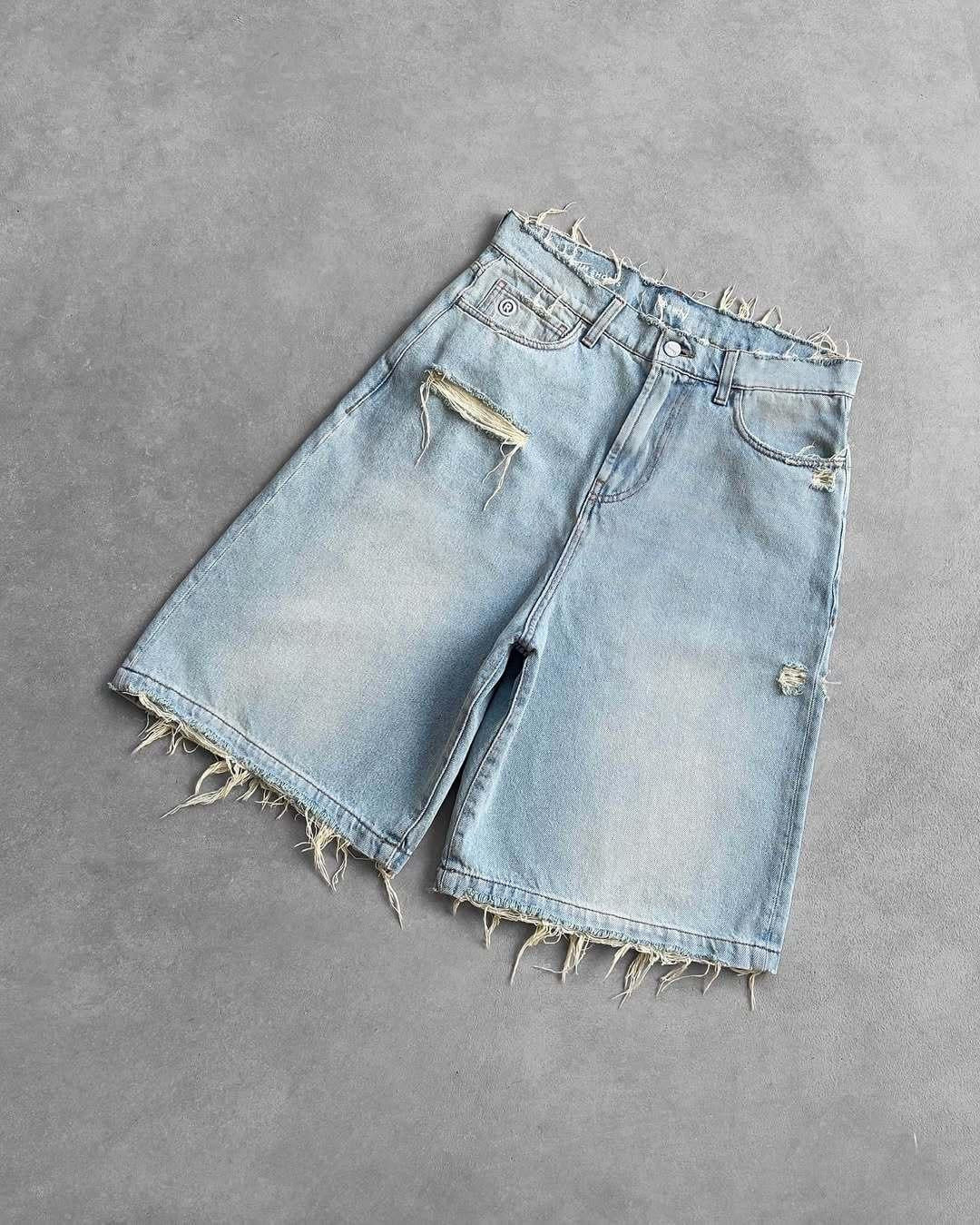 RV Washed Denim Jorts