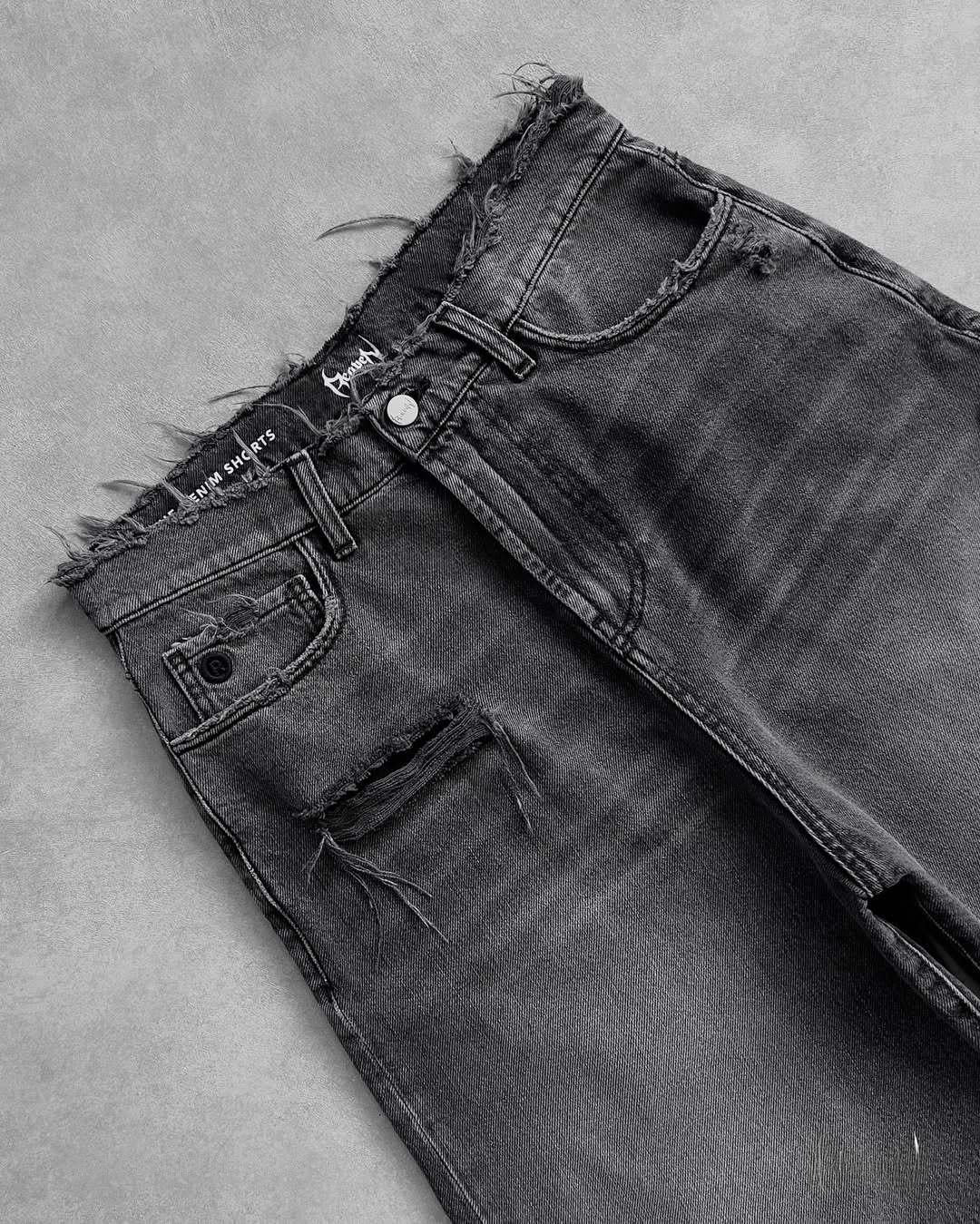 RV Washed Denim Jorts