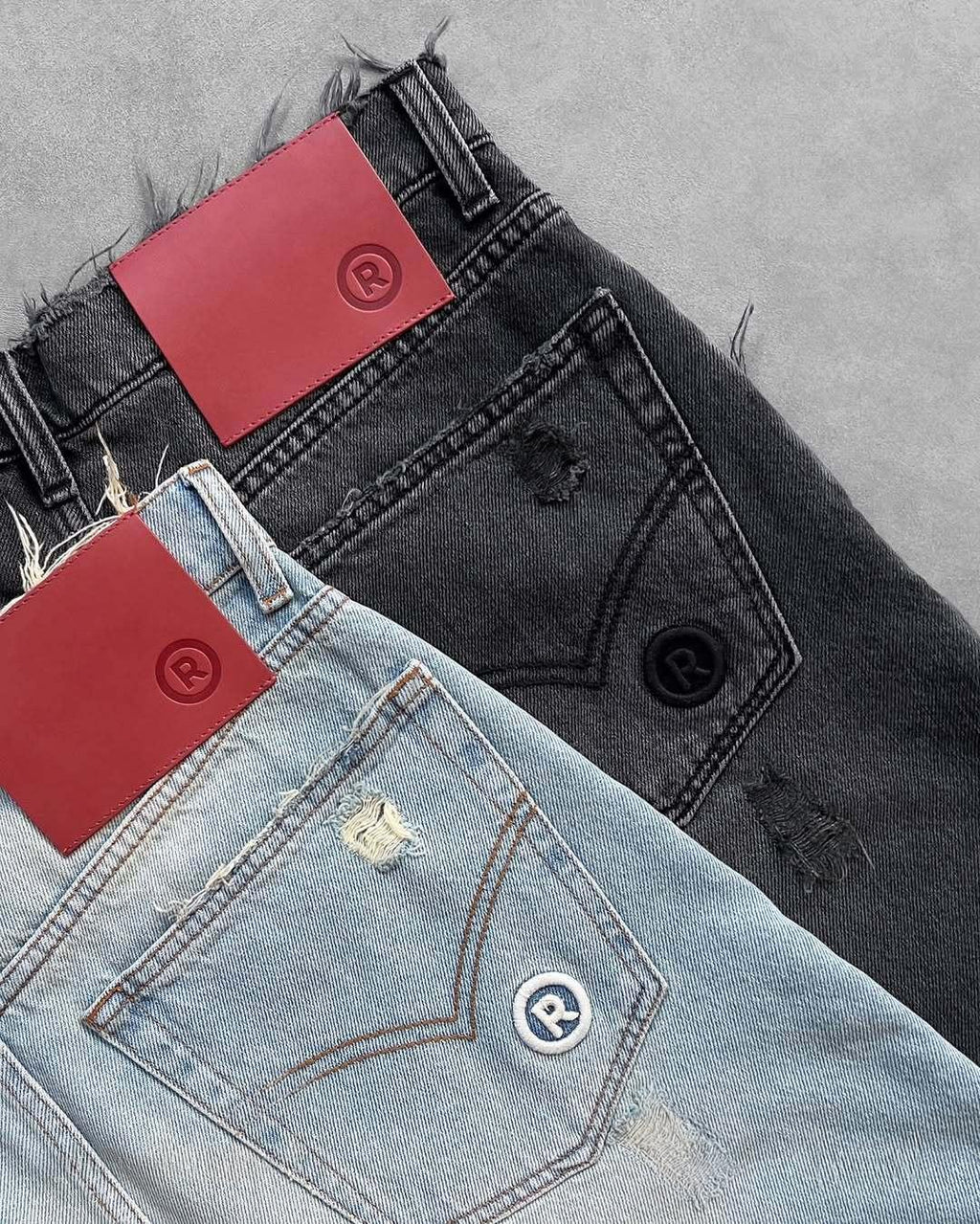 RV Washed Denim Jorts